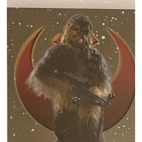 2016 Topps Chrome Star Wars The Force Awakens Heroes Of The Resistance Chewbacca - Picture 1 of 4